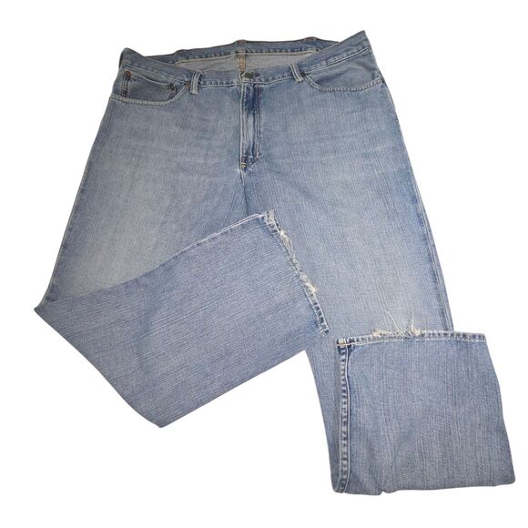 Polo Ralph Lauren Mens Denim Blue Jeans 40Wx30L Straight  Leg Medium Wash Mexico - Picture 4 of 15